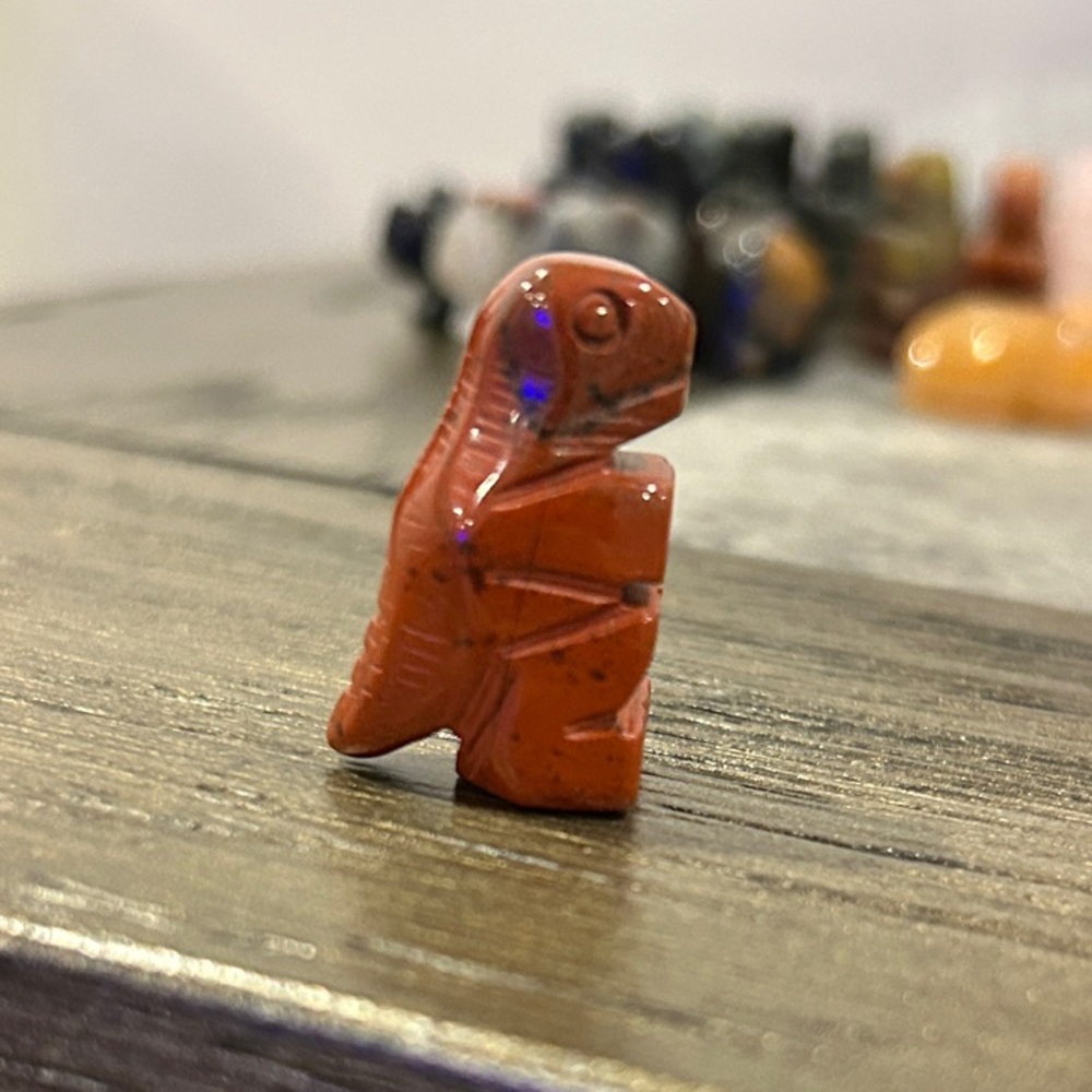 Red Jasper Mini T-Rex Figurine